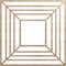 Ekena Millwork Raven Wood Fretwork Pierced Ceiling Medallion, Red Oak, 28"OD x 10 1/4"ID x 3/8"T CMWP28X28X0375RARO - alternate 1